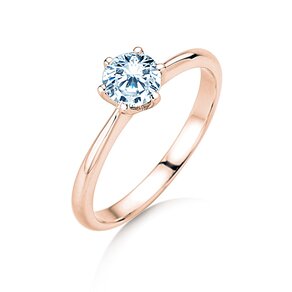 Verlobungsring Spirit in 14K Roségold mit Diamant 1,00ct H/SI