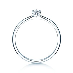 Verlobungsring Spirit in Silber 925/- mit Diamant 0,15ct G/VS