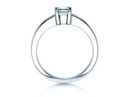 Verlobungsring Chloe in 14K Weißgold mit Diamanten 0,50ct G/SI