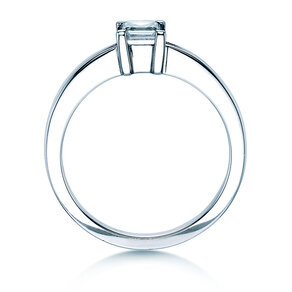 Verlobungsring Chloe in 14K Weißgold mit Diamanten 0,50ct G/SI