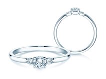 Verlobungsring Vivid Petite Diamond in 14K Weißgold mit Diamanten 0,30ct G/SI