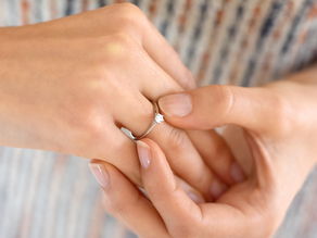 Verlobungsring Heaven 6 in 9K Weißgold mit Labordiamant 0,25ct E/VS