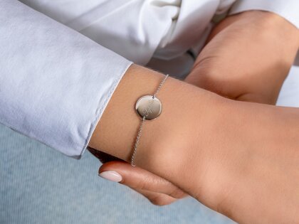 Armband Leo in Silber 925/-, 16cm