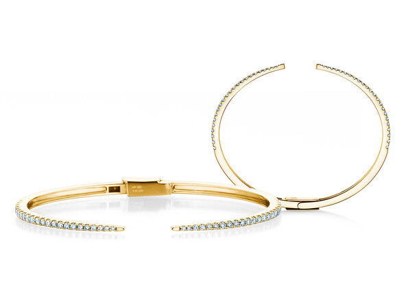 Armspange Peak in 18K Gelbgold, 16cm