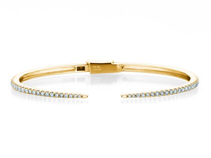 Armspange Peak in 18K Gelbgold, 16cm