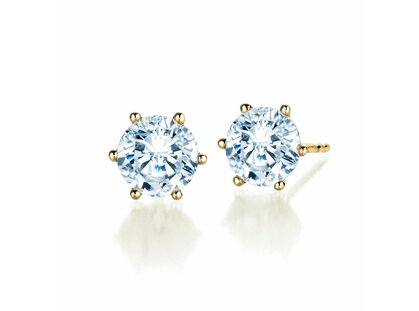 Ohrstecker Classic in 18K Gelbgold