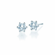 Ohrstecker Classic in 14K Weißgold mit Diamanten 0,50ct G/SI