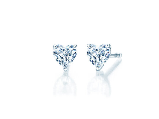 Ohrstecker Diamond Heart Labordiamant