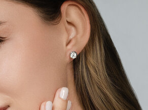 Ohrstecker Eternal in 9K Gelbgold mit Diamanten 0,80ct G/SI