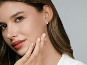 Ohrstecker Eternal in 9K Gelbgold mit Diamanten 0,80ct G/SI