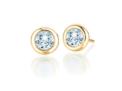Ohrstecker Eternal Labordiamant in 14K Gelbgold mit Labordiamanten 1,00ct E/VS