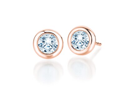Ohrstecker Eternal in 18K Roségold mit Diamanten 1,00ct GSI G/SI
