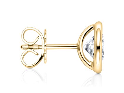 Ohrstecker Eternal in 14K Gelbgold mit Diamanten 0,10ct GSI G/SI