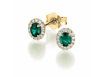 Ohrstecker Jolie in 18K Gelbgold