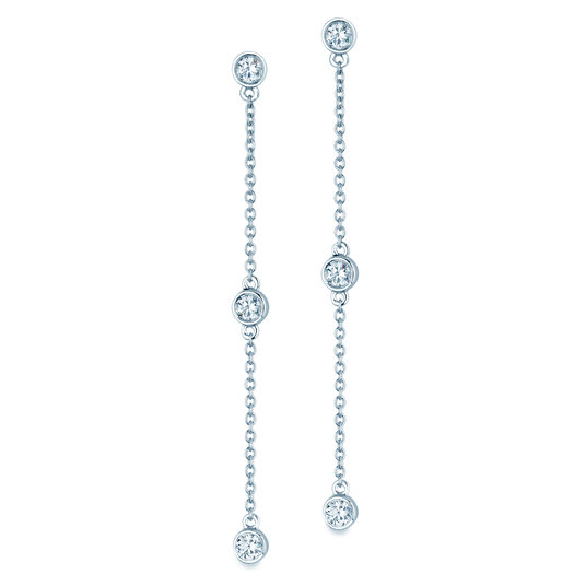 Ohrstecker Leon in 14K Weißgold mit Diamanten 0,30ct G/SI