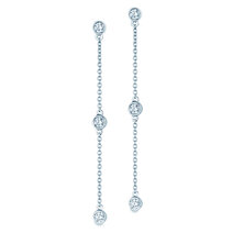 Ohrstecker Leon in 14K Weißgold mit Diamanten 0,18ct G/SI