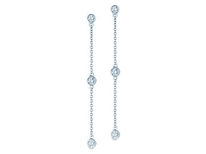 Ohrstecker Leon in 14K Weißgold mit Diamanten 0,30ct G/SI