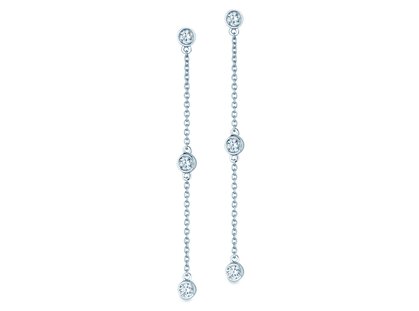 Ohrstecker Leon in 14K Weißgold mit Diamanten 0,18ct G/SI