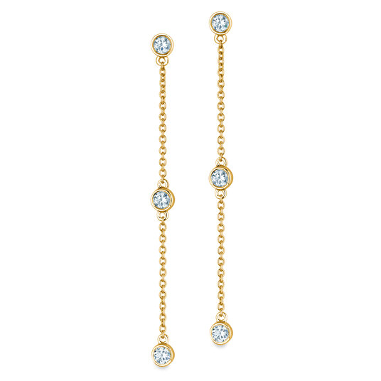 Ohrstecker Leon Labordiamant in 9K Gelbgold mit Labordiamanten 0,48ct E/VS