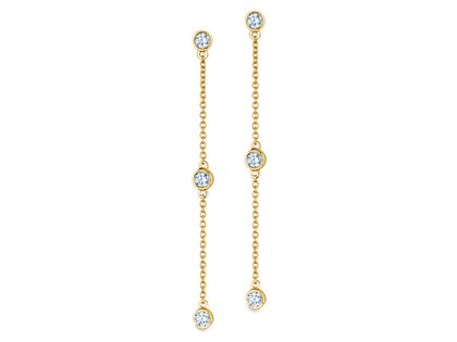 Ohrstecker Leon Labordiamant in 9K Gelbgold mit Labordiamanten 0,48ct E/VS