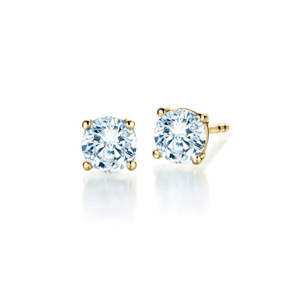 Ohrstecker Modern Labordiamant in 14K Gelbgold mit Labordiamanten 1,00ct E/VS