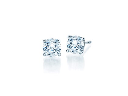 Ohrstecker Modern Labordiamant in 14K Weißgold mit Labordiamanten 1,00ct E/VS