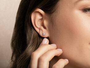 Ohrstecker Modern Labordiamant in 14K Weißgold mit Labordiamanten 1,00ct E/VS
