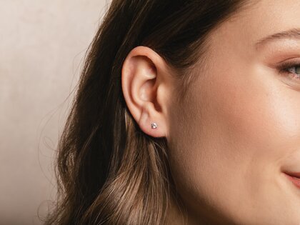 Ohrstecker Modern Labordiamant in 18K Weißgold mit Labordiamanten 0,20ct E/VS