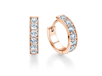 Creolen Alliance in 14K Roségold