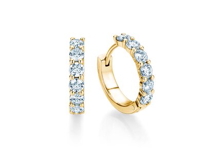 Creolen Dawn in 18K Gelbgold