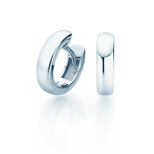 Creolen Destiny in 14K Weißgold S