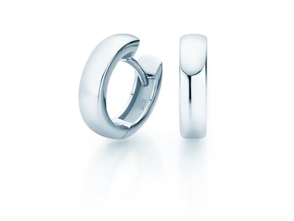 Creolen Destiny in 14K Weißgold S