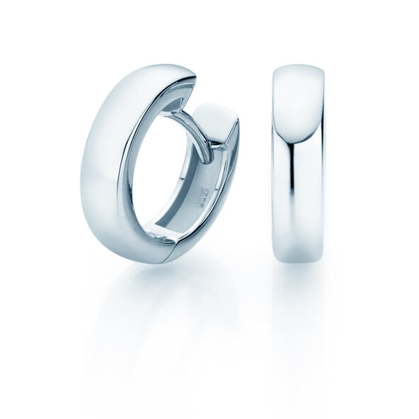 Creolen Destiny in 14K Weißgold S