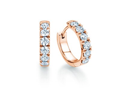 Creolen Dusk in 14K Roségold