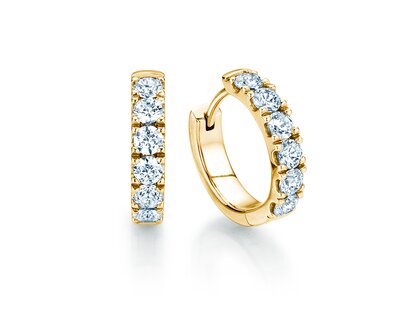 Creolen Dusk in 14K Gelbgold