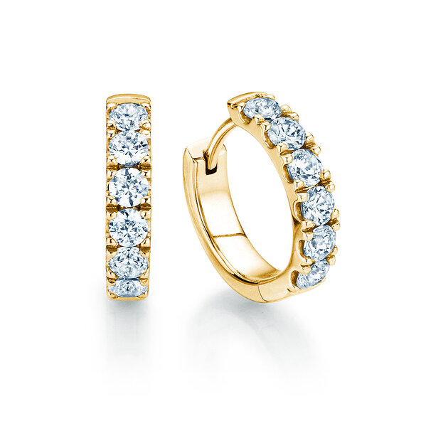 Creolen Dusk in 14K Gelbgold