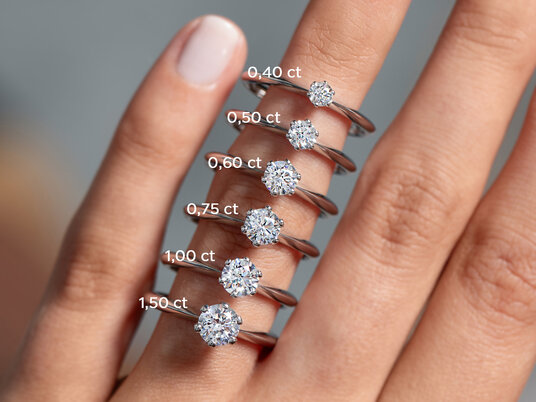 Verlobungsring The One in Platin