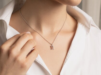 Sternzeichen-Anhänger Zwillinge in 14K Gelbgold