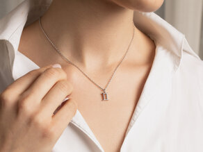Sternzeichen-Anhänger Zwillinge in 14K Gelbgold