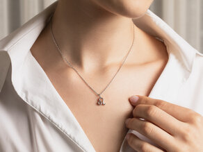 Sternzeichen-Anhänger Löwe in 14K Roségold