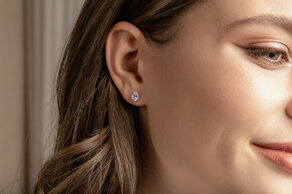Ohrstecker Diamond Drop Labordiamant in 9K Gelbgold mit Labordiamanten 0,30ct E/VS