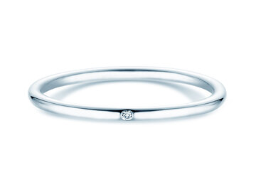 Verlobungsring Promise Petite in Silber 925/- mit Diamant 0,005ct