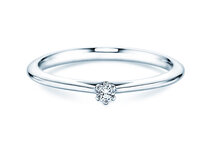 Verlobungsring Heaven 6 in 18K Weißgold mit Diamant 0,05ct G/SI