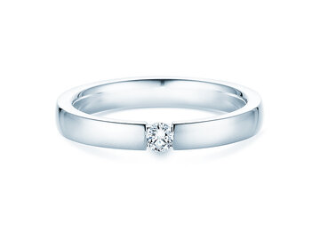 Verlobungsring Infinity in Silber 925/- mit Diamant 0,10ct