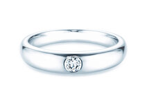 Verlobungsring Promise in Silber 925/- mit Diamant 0,10ct