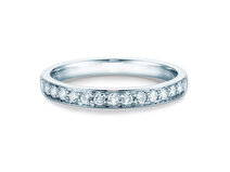 Verlobungsring Alliance in 14K Weißgold mit Diamanten 0,30ct G/SI