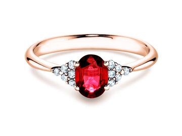 Verlobungsring Glory in Roségold