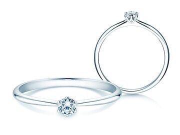 Verlobungsring Spirit in Silber 925/- mit Diamant 0,15ct