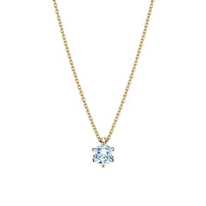 Anhänger Classic Labordiamant in 9K Gelbgold mit Labordiamant 0,75ct E/VS