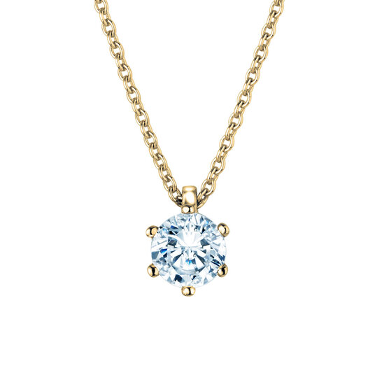 Anhänger Classic Labordiamant in 9K Gelbgold mit Labordiamant 0,75ct E/VS